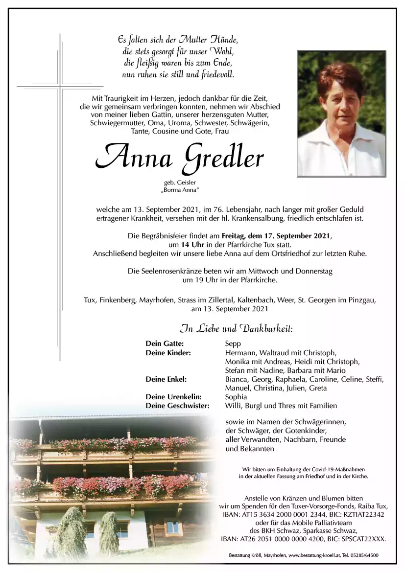Parte von Anna Gredler